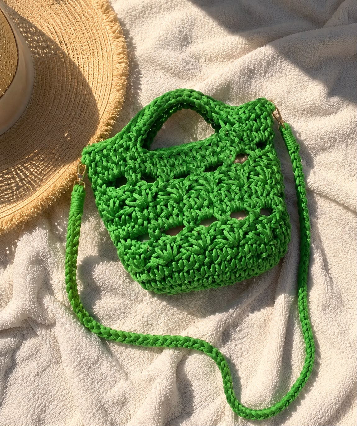 crochet tote bag