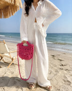 crochet tote bag