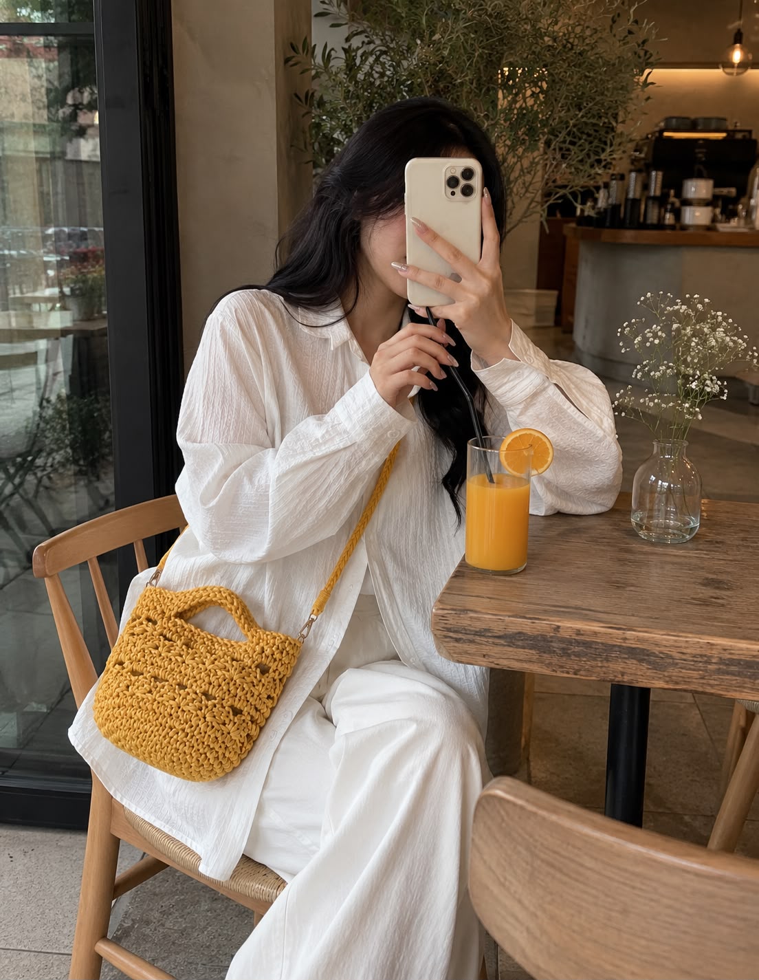 crochet tote bag
