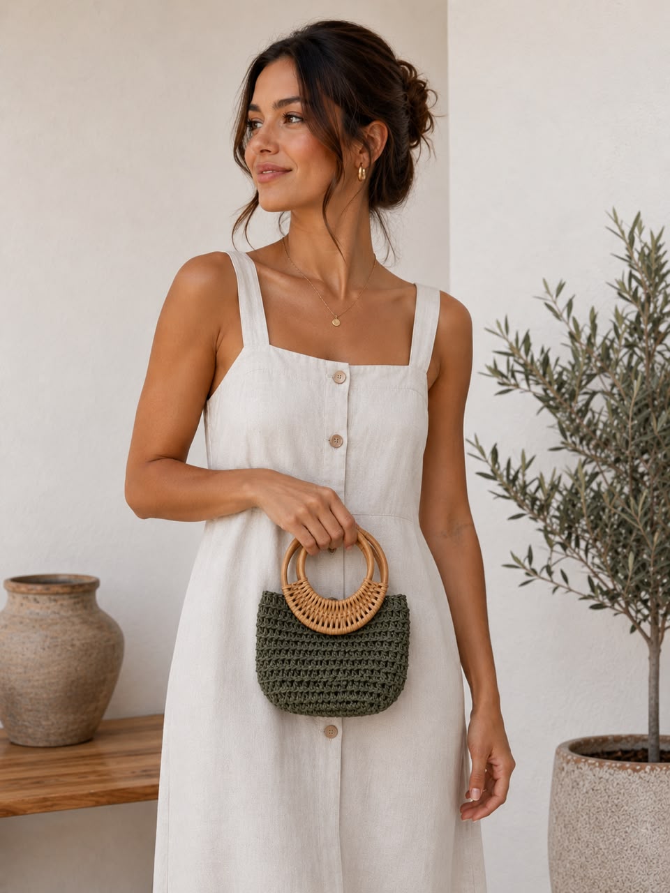 ivory bag