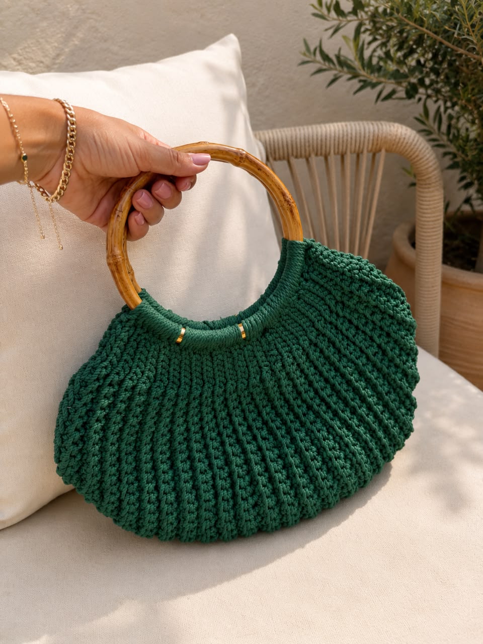 lola green bag