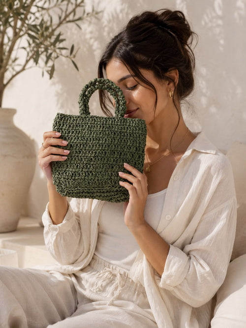 aria green mini bag
